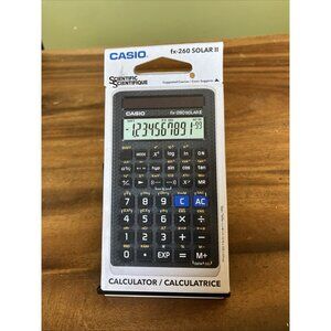New Casio fx-260 SOLAR II Scientific Calculator